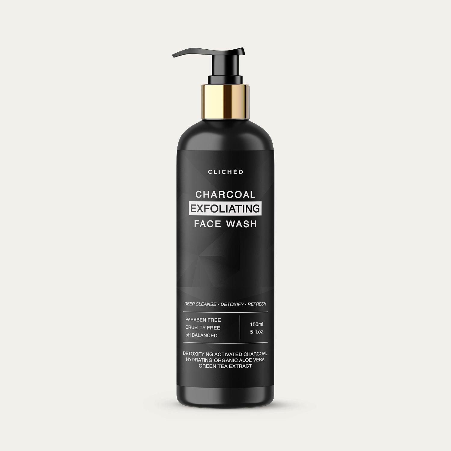 Charcoal & Green Tea Detoxifying Face Wash - Clichéd